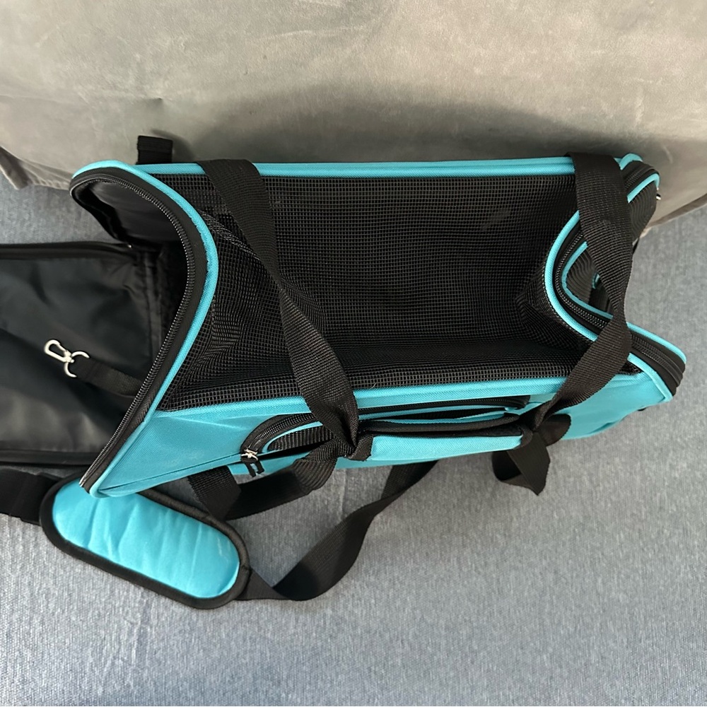 ELITE FIELD Soft Sided Pet Carrier Sky Blue - Picture 7 of 15
